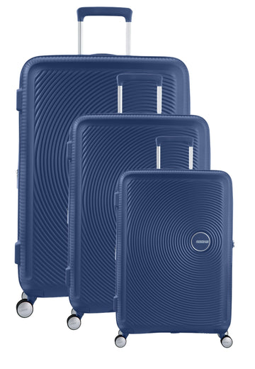 SET DI VALIGIE AMERICAN TOURISTER SOUNDBOX MIDNIGHT NAVY