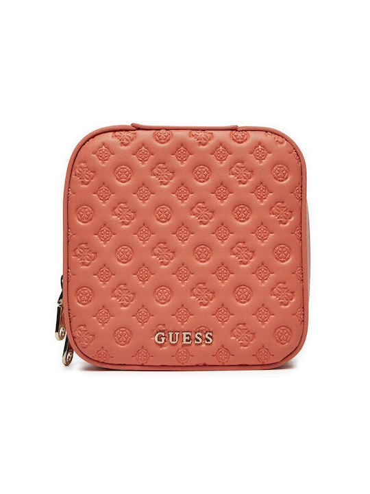 BEAUTY CASE PORTAGIOIE DA BORSA DONNA GUESS PW7456P4327 CORALLO