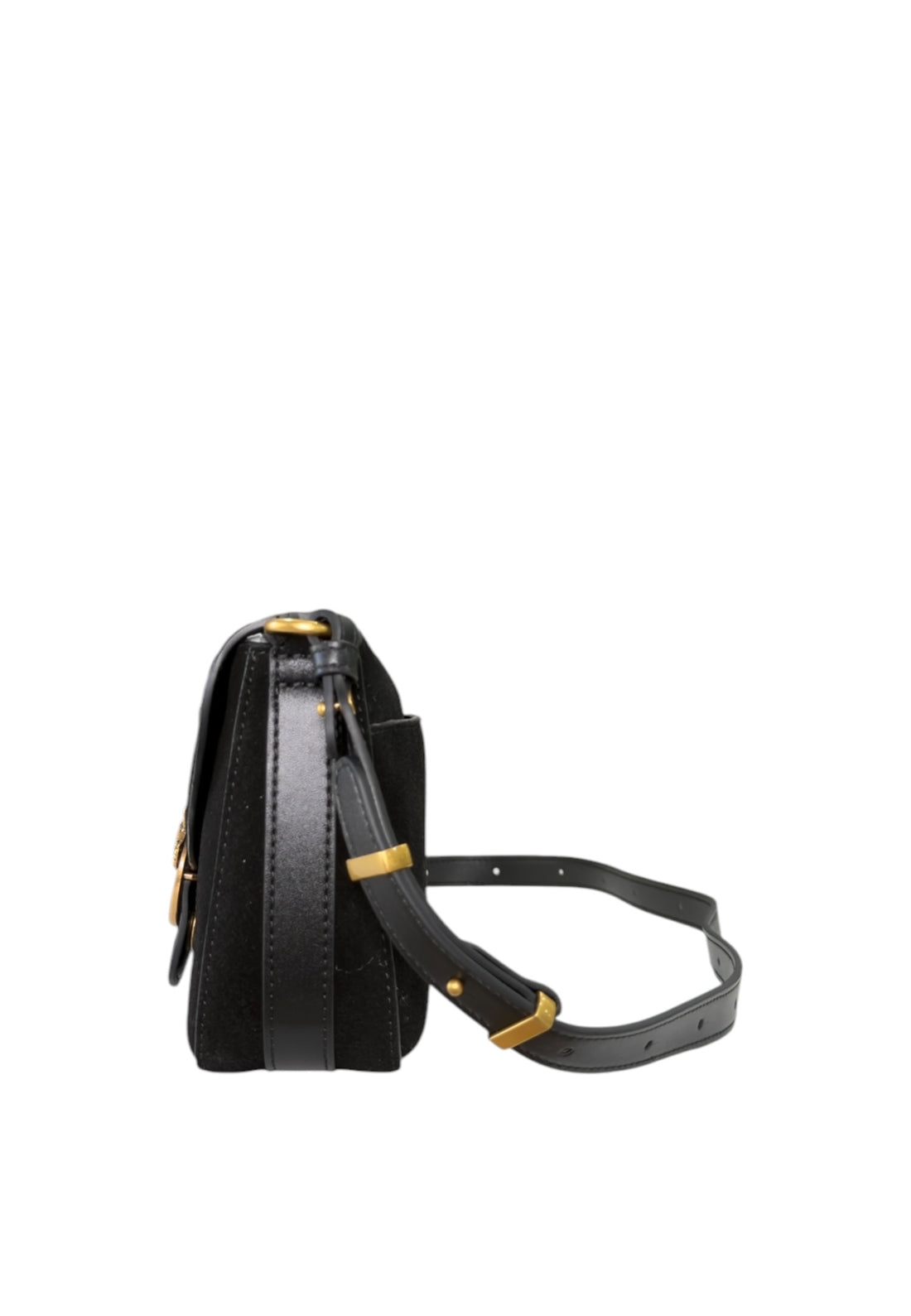 BORSA PINKO LOVE SATCHEL MINI SUEDE 107656 A0F6 Z99Q BLACK