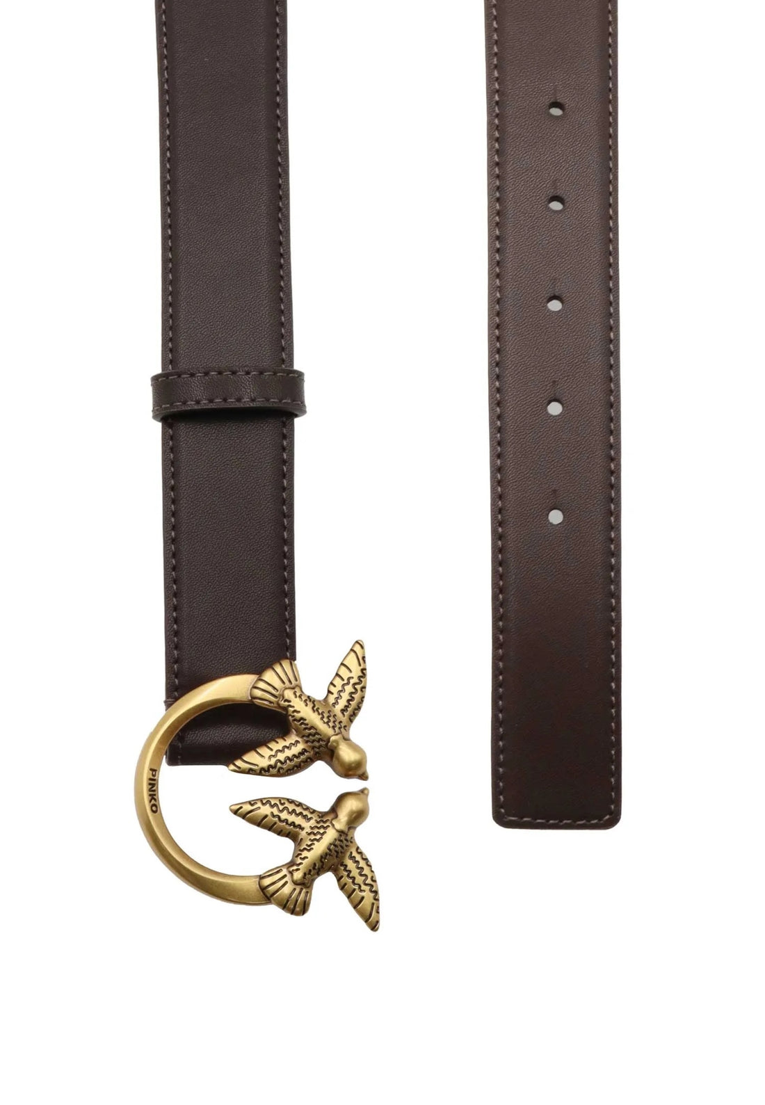 CINTURA PINKO LOVE BERRY H3 BELT 100125 A0F1 M12Q MARRONE MARASCA