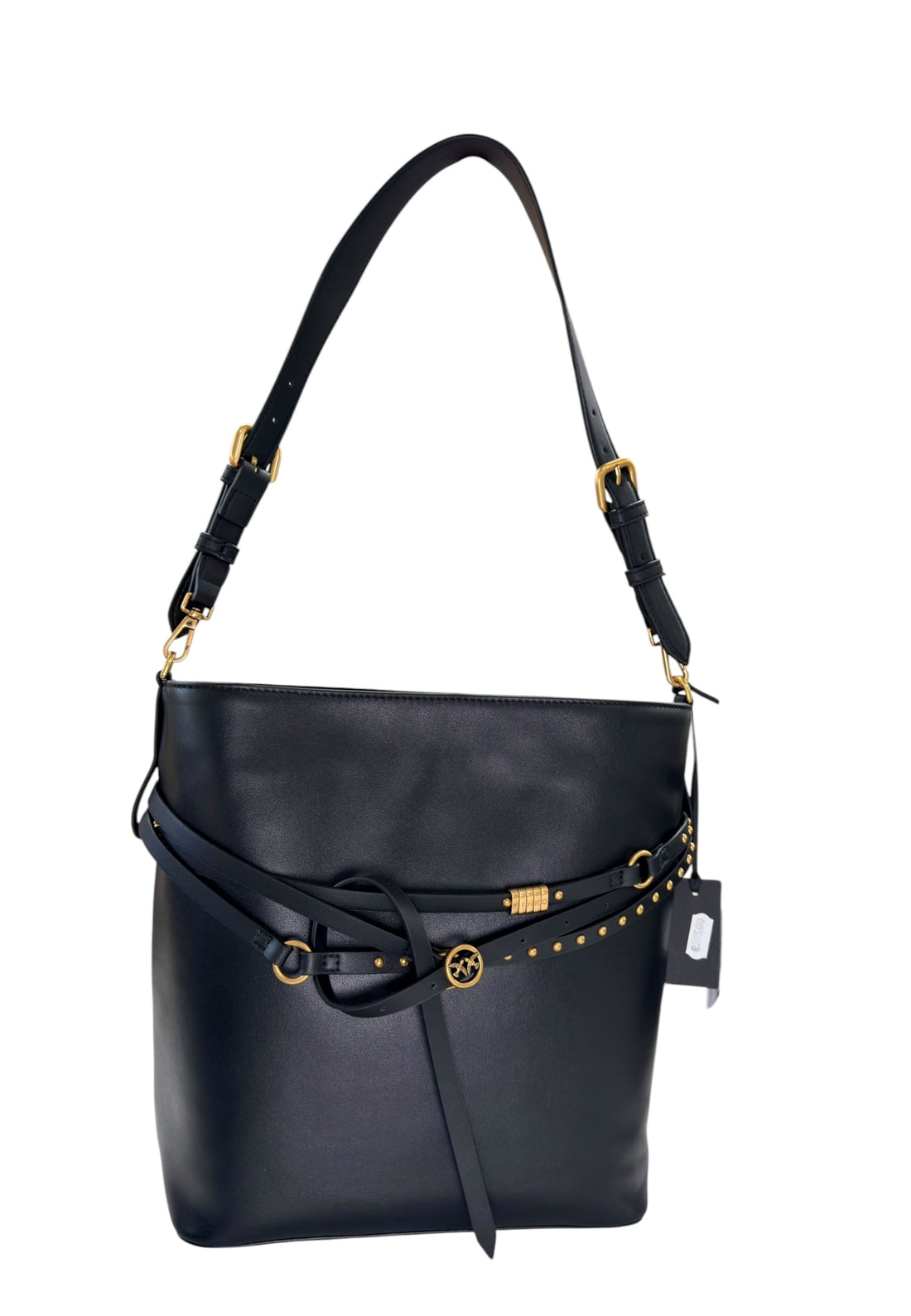 BORSA PINKO BUCKET BELT 106339 A0QO Z99Q NERO