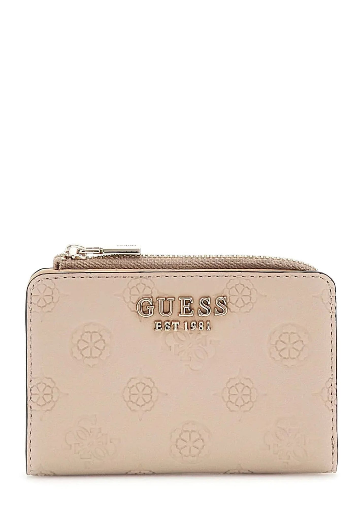 PORTAFOGLIO GUESS DONNA PICCOLO SOTTILE PHOEBE PD9665156 SIMPLY TAUPE LOGO