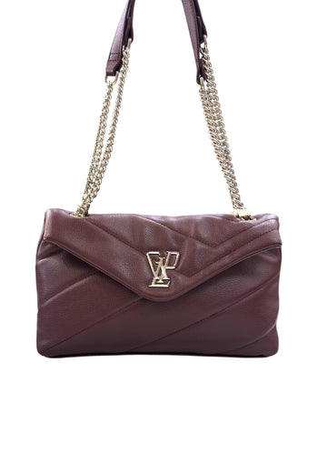 BORSA A SPALLA DONNA GAELLE GAACW02387 MOSTO