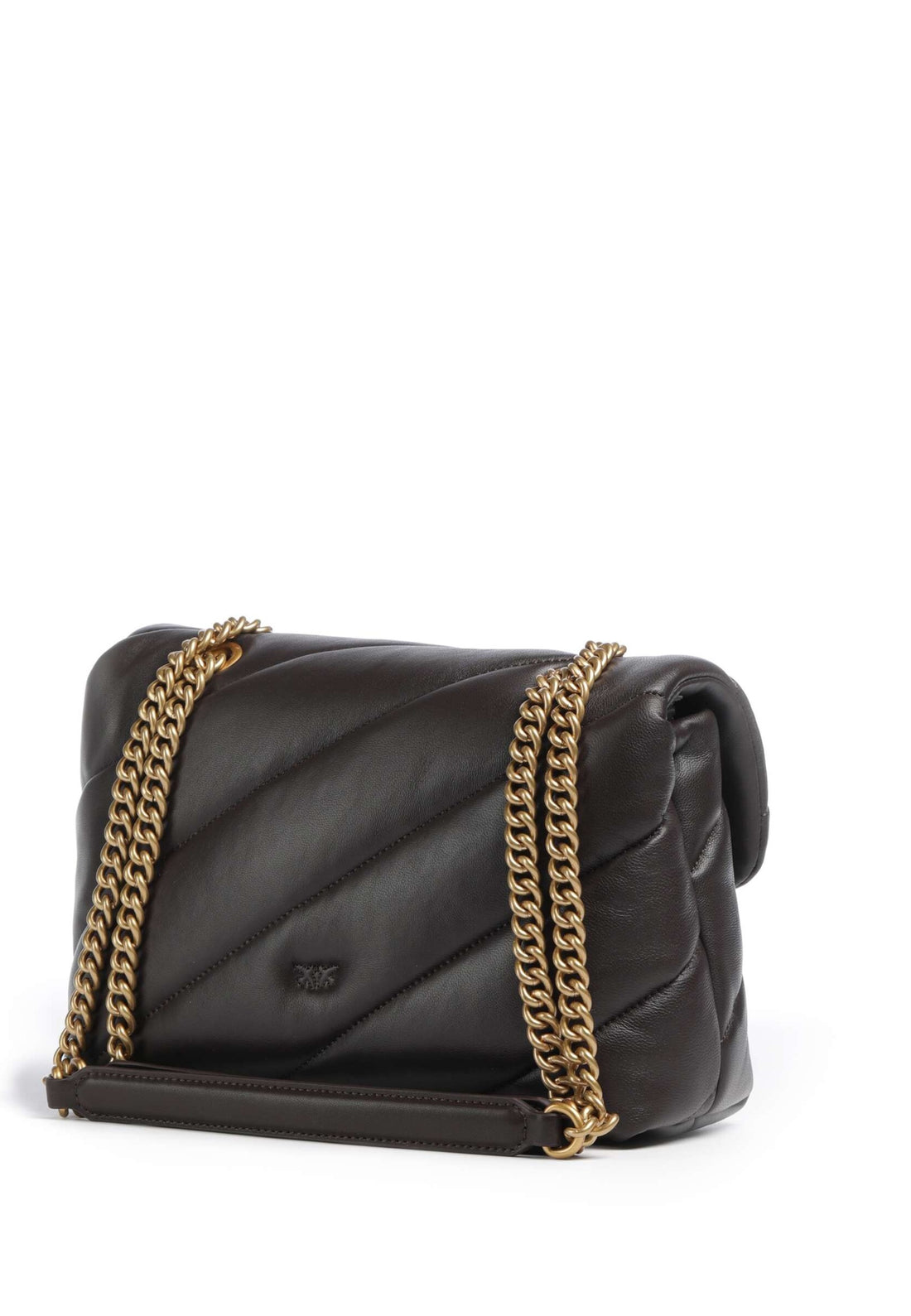 BORSA PINKO LOVE PUFF CLASSIC NEW BUCKLE 107057 A0F2 M12Q MARRONE MARASCA