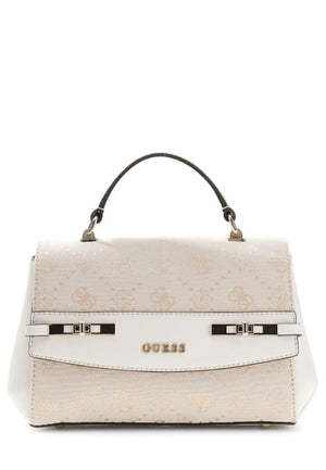 BORSA DONNA TRACOLLINA GUESS MELINDA LOGO JP990220 OFF WHITE LOGO