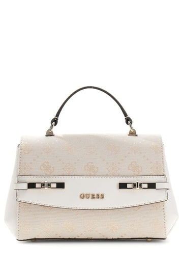 BORSA DONNA TRACOLLINA GUESS MELINDA LOGO JP990220 OFF WHITE LOGO