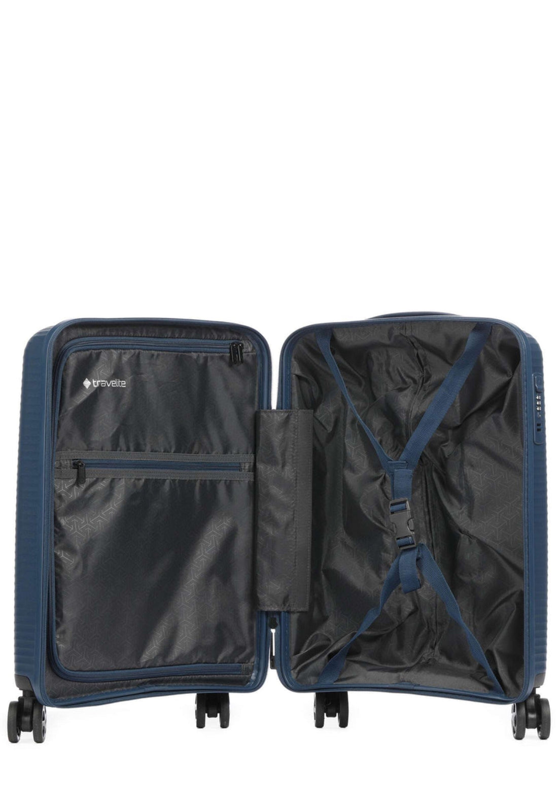 SET DI VALIGIE TRAVELITE AIR STRIPE 70003 NERO