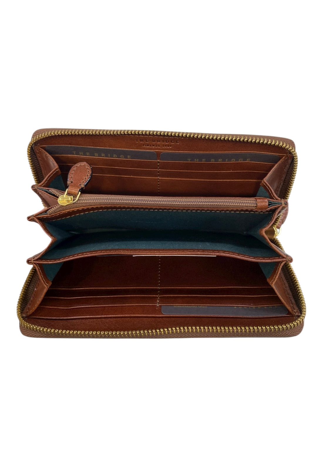 PORTAFOGLIO DONNA ZIP AROUND THE BRIDGE ISABELLA 01743501 14 MARRONE