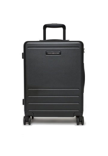 VALIGIA TROLLEY BAGAGLIO A MANO TOMMY HILFIGER AU0AU01973 BDS NERO