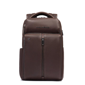 PIQUADRO MEN'S SMALL BACKPACK CA6449W130 DARK BROWN