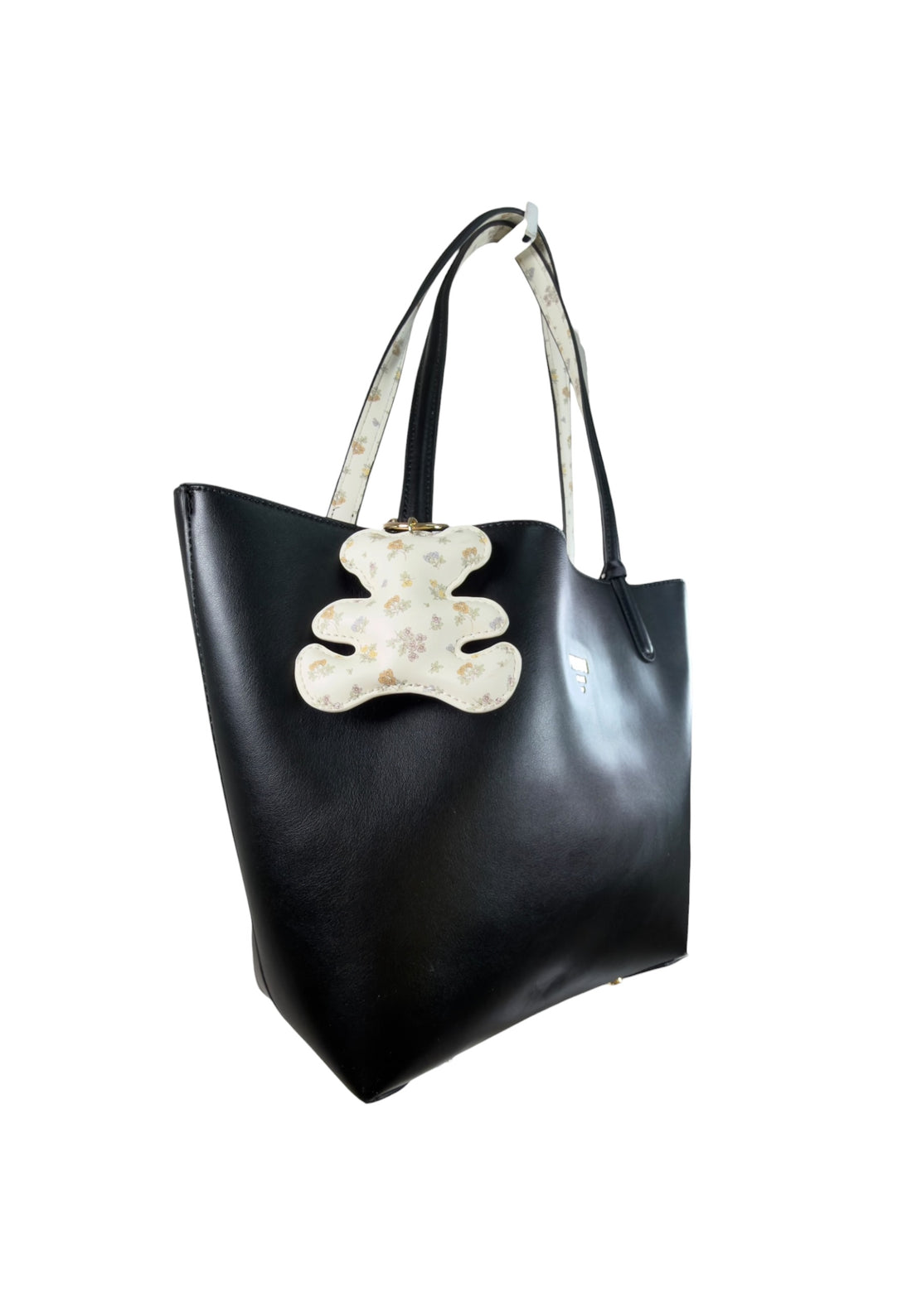 BORSA A SPALLA REVERSIBILE PASHBAG 19733 NERO-FIORI