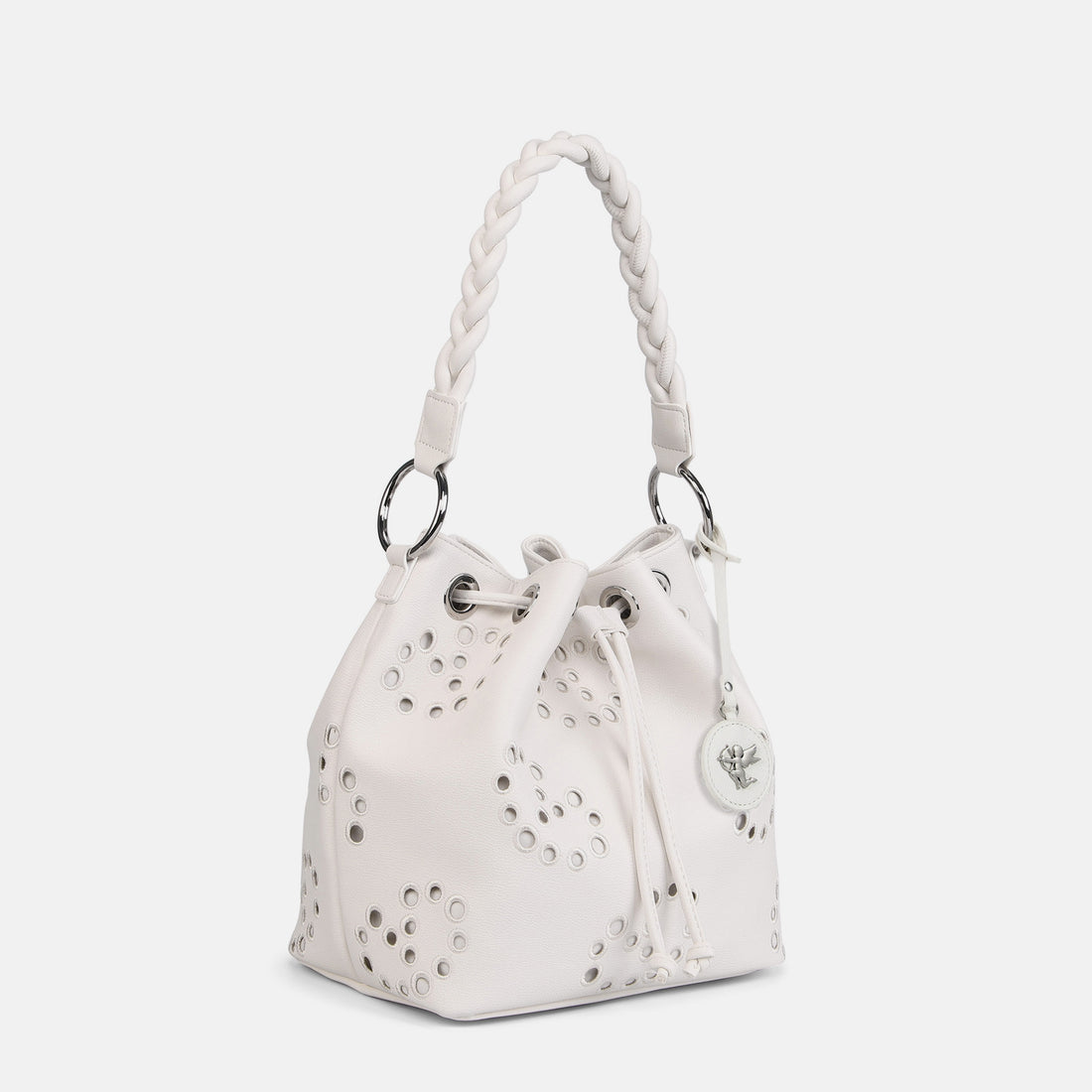 BORSA SECCHIELLO A SPALLA YNOT ANG-004S6 WHITE