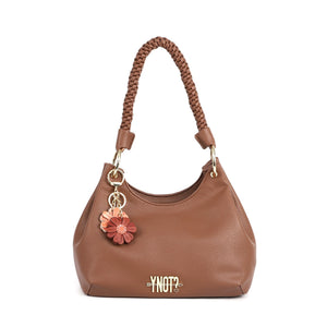 BORSA A SPALLA MEDIUM DONNA YNOT ZAN-002F7 MOGANO