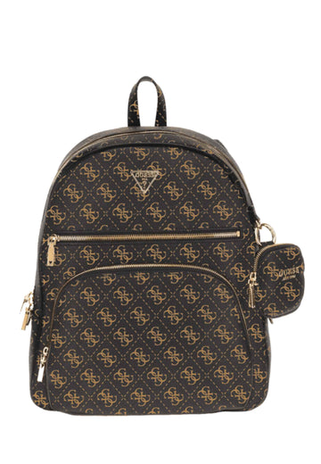 ZAINO DONNA GRANDE GUESS POWER PLAY II QG712435 BROWN LOGO