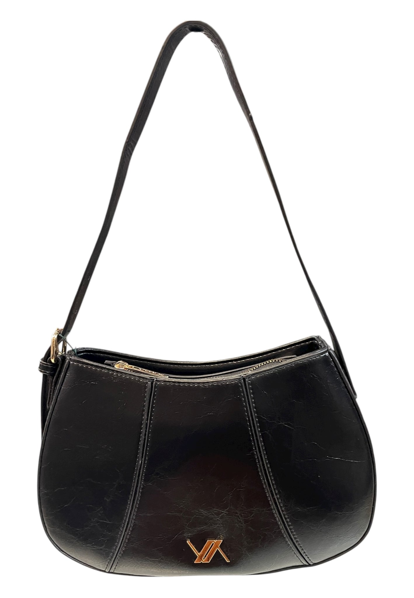 BORSA A SPALLA DONNA VERDE 16-0008122 NERO