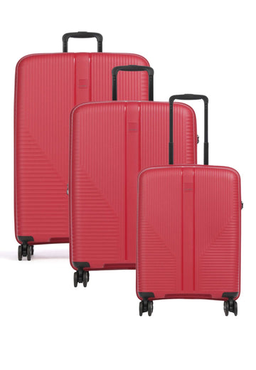 SET DI VALIGIE TRAVELITE AIR STRIPE 70003 ROSSO