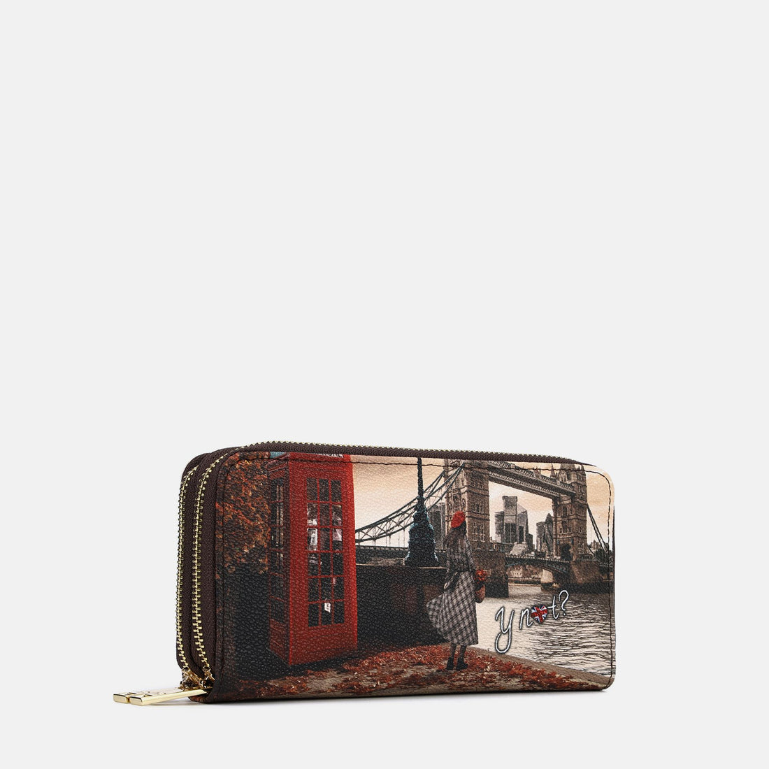 PORTAFOGLIO YNOT DOPPIA ZIP YES-568F6 LONDON BRIDGE