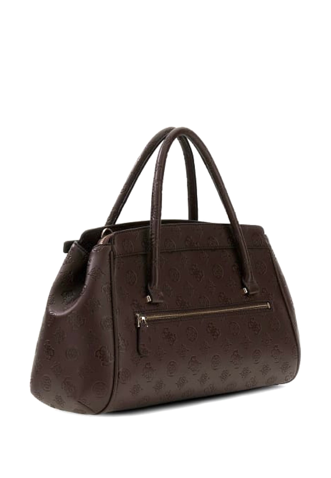 BORSA A MANO E TRACOLLA  DONNA GUESS DIANA PD972706 CHOCOLATE LOGO