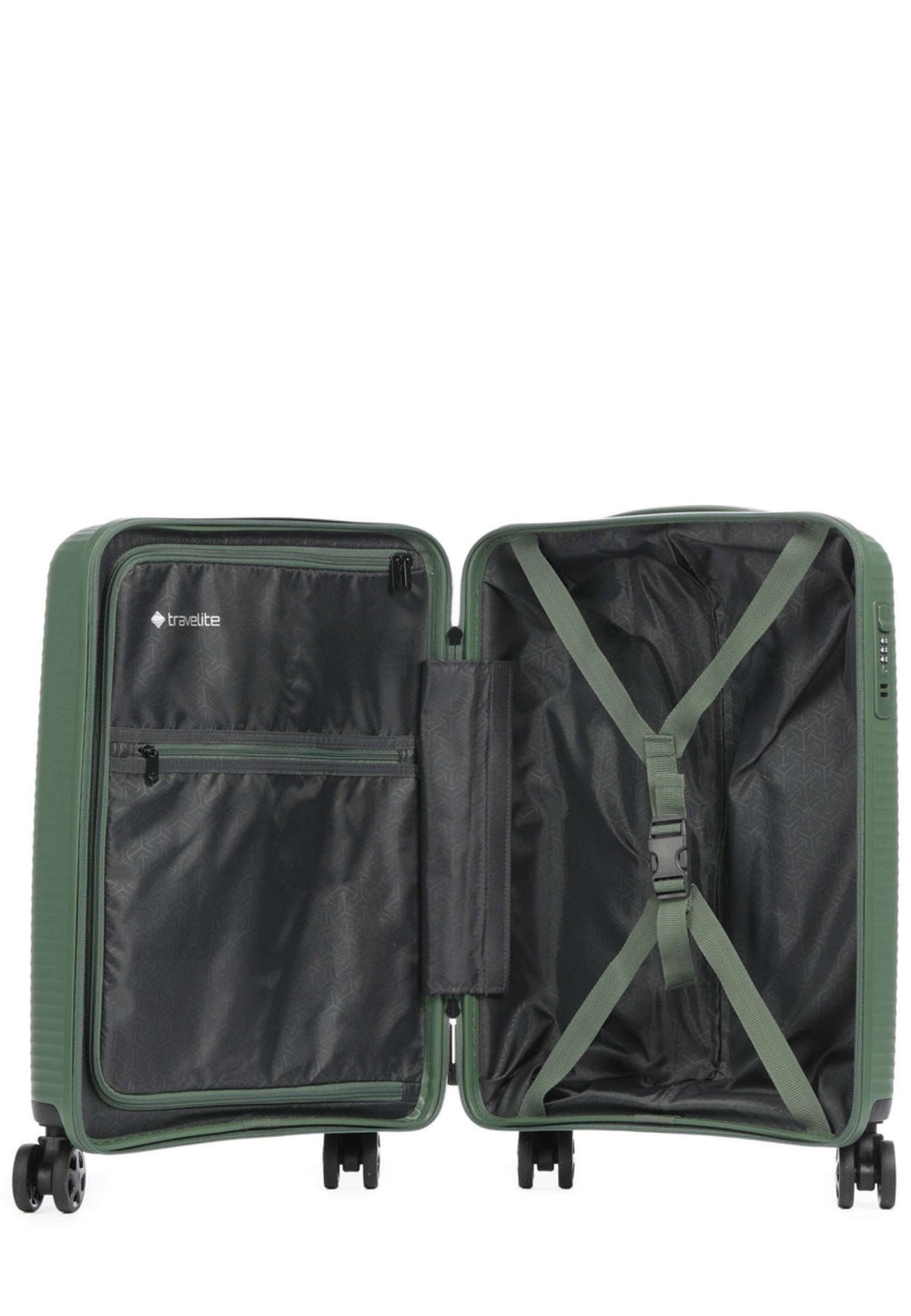 SET DI VALIGIE TRAVELITE AIR STRIPE 70003 VERDE