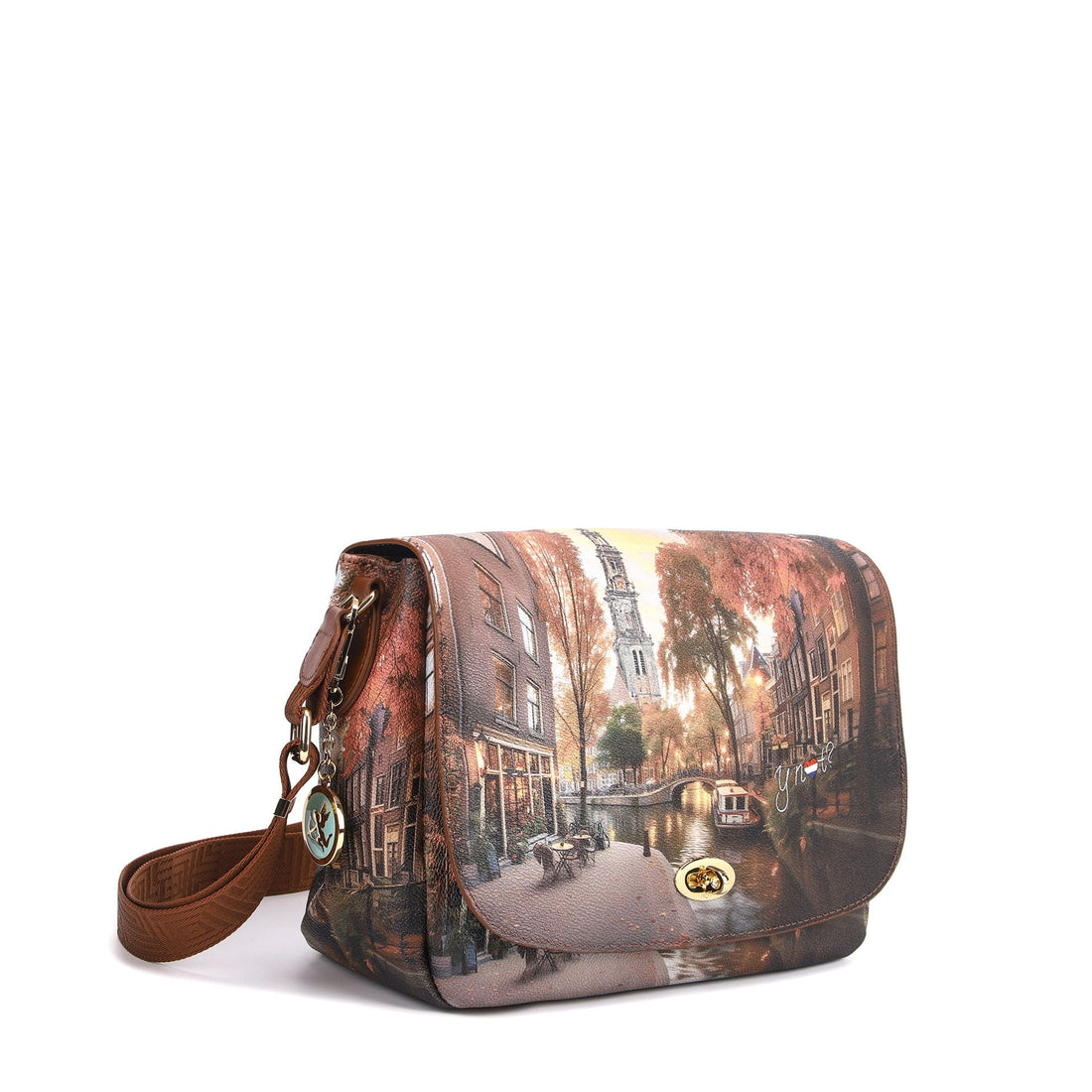 BORSA A SPALLA DONNA YNOT YES-631F7 AMSTERDAM LIGHTS