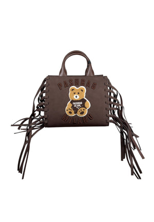 BORSA A MANO E TRACOLLA PICCOLA PASHBAG MINI MARGE 20143 SHEPHERD SUEDE BROWN