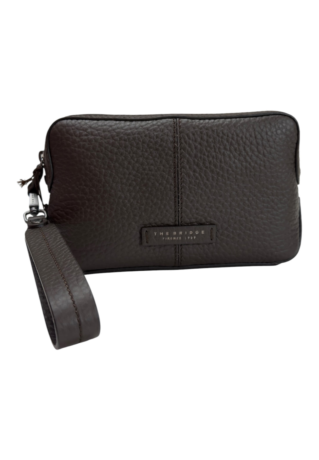 POCHETTE DA POLSO UOMO THE BRIDGE MANFREDI 094706QQ 01Y MARRONE