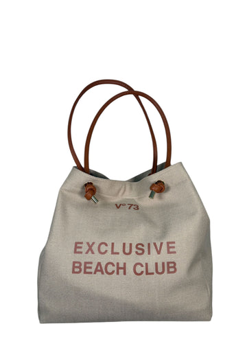 BORSA A SPALLA V°73 EXCLUSIVE 73BS9QM01 NATURALE-CUOIO