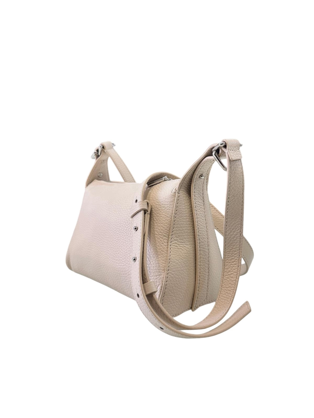 BORSA TRACOLLINA COCCINELLE BISHOP E5RPA550101 LAMBSKIN WHITE