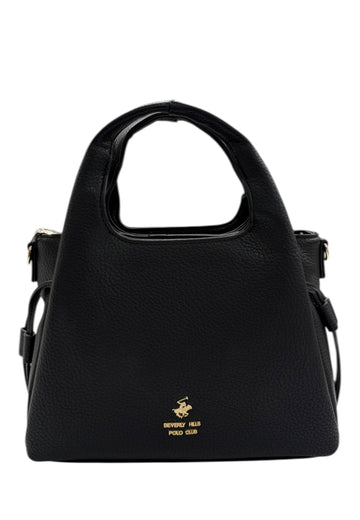 BORSA A MANO E TRACOLLA DONNA BEVERLY HILLS POLO CLUB BH-4401 NERO