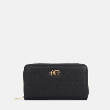 PORTAFOGLIO DONNA YNOT LUNGO ART ZAN-361S6 BLACK