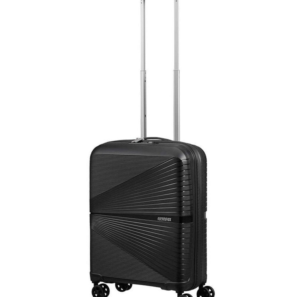 AMERICAN TOURISTER AMT AIRCONIC 128186 ONYX BLACK 55CM HARD CASE HAND LUGGAGE CASE