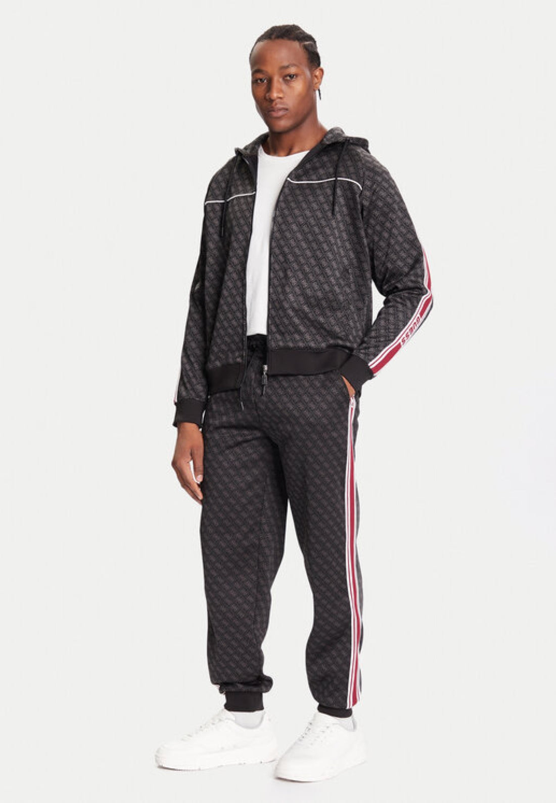 PANTALONI DA TUTA UOMO GUESS Z5BB19K2042 FJ9N NERO