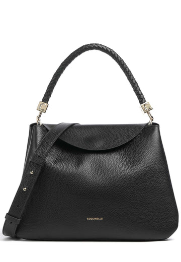 BORSA A MANO E TRACOLLA COCCINELLE TIGGY E1VCK180101 001 NOIR