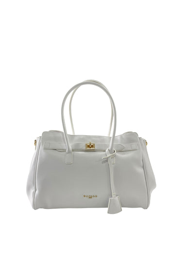 BORSA A SPALLA E TRACOLLA GAELLE GAACW03064 BIANCO