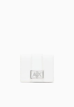 PORTAFOGLIO DONNA ARMANI EXCHANGE PICCOLO XW000360 AF12039 U0011 OFF WHITE
