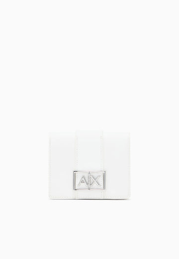 PORTAFOGLIO DONNA ARMANI EXCHANGE PICCOLO XW000360 AF12039 U0011 OFF WHITE