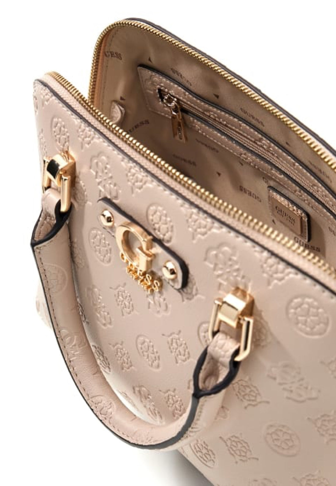 BORSA BUGATTI A MANO E TRACOLLA GUESS DITA PD760205 LIGHT TAUPE LOGO