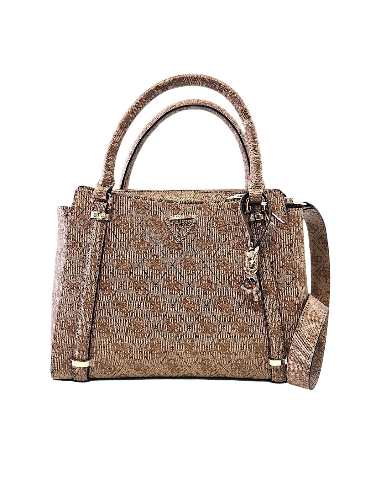 BORSA GUESS DONNA ECO ERICA ESG951006 LATTE LOGO