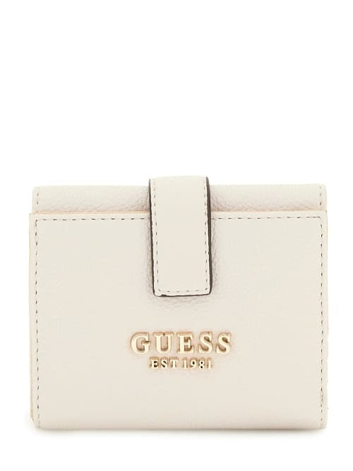 PORTAFOGLIO GUESS DONNA PICCOLO SOTTILE LAUREL II BG7459138 IVORY