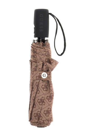 OMBRELLO GUESS PIEGHEVOLE UNISEX AW5387POL01 LATTE LOGO