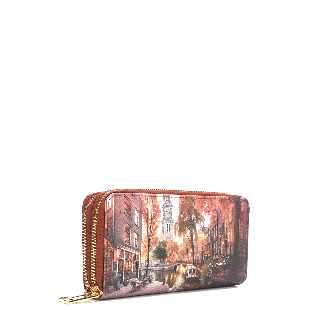 PORTAFOGLIO YNOT DOPPIA ZIP YES-568F7 AMSTERDAM LIGHTS