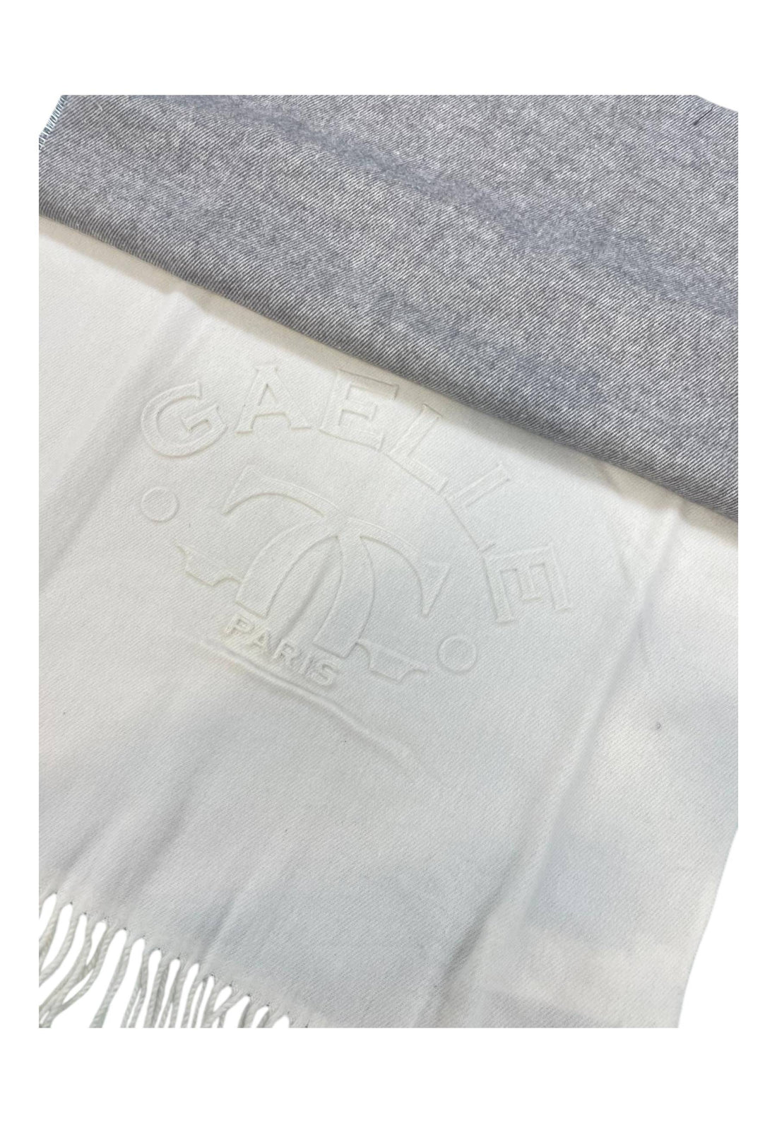 SCIARPA DONNA GAELLE GAACW02561 GRIGIO -BIANCO