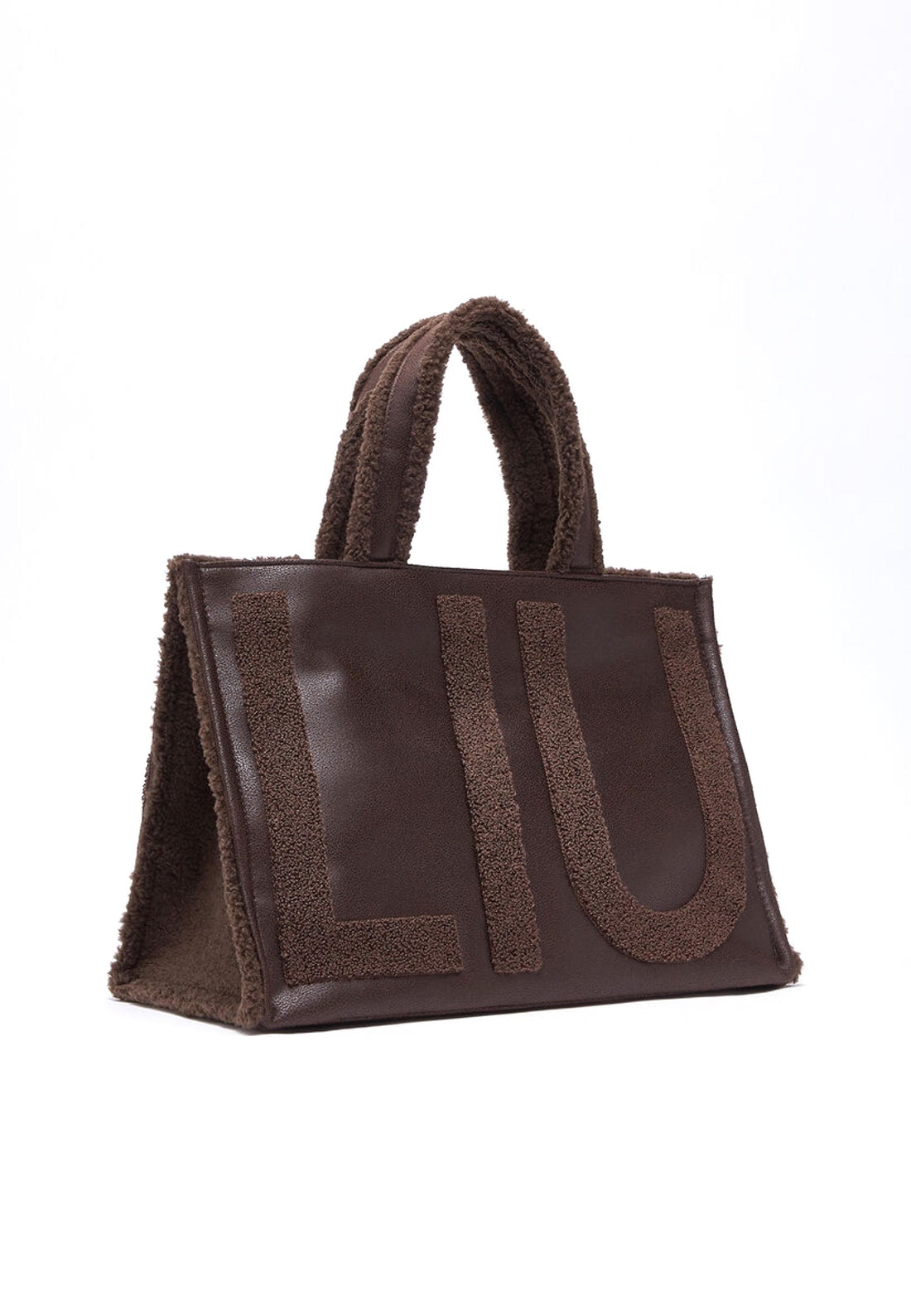BORSA A MANO E TRACOLLA LIU-JO CHECK 2F6037_E0021 00533 T.MORO