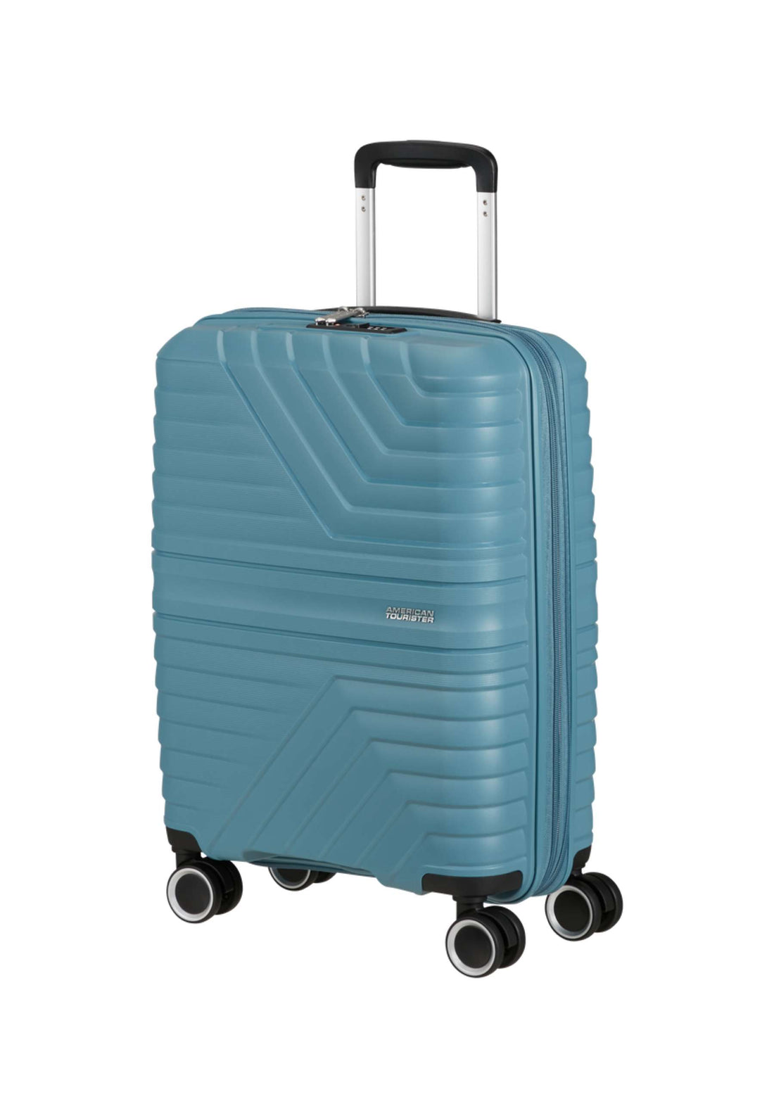 VALIGIA BAGAGLIO A MANO AMERICAN TOURISTER FLYTWIST 155265 STORM BLUE 55 CM