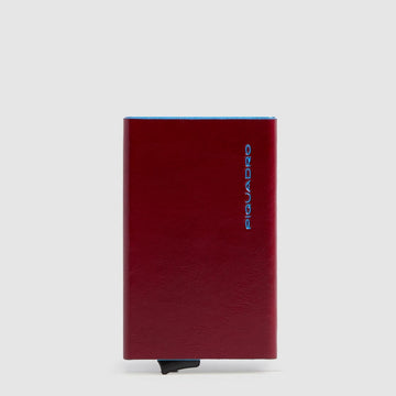 PORTAFOGLIO PIQUADRO PORTACARTE AUTOMATICO PER SCHEDE PP4825B2BLR ROSSO