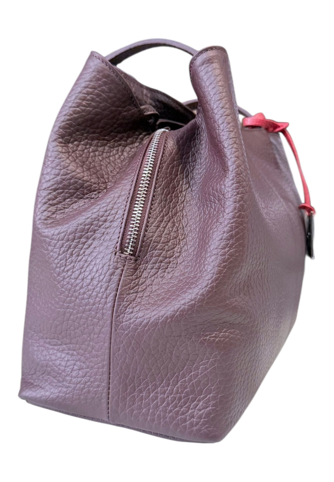 BORSA A SPALLA DONNA PELLETTERIA VENETA V25313 BORDEAUX