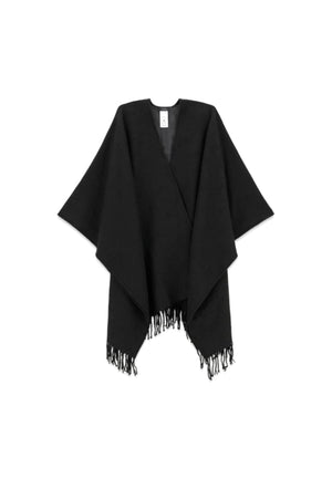 PONCHO MANTELLA GUESS DONNA AW5660POL03 BLACK