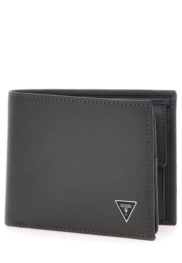 PORTAFOGLIO UOMO GUESS SENZA PATTA SMCSLELEA20 BLACK