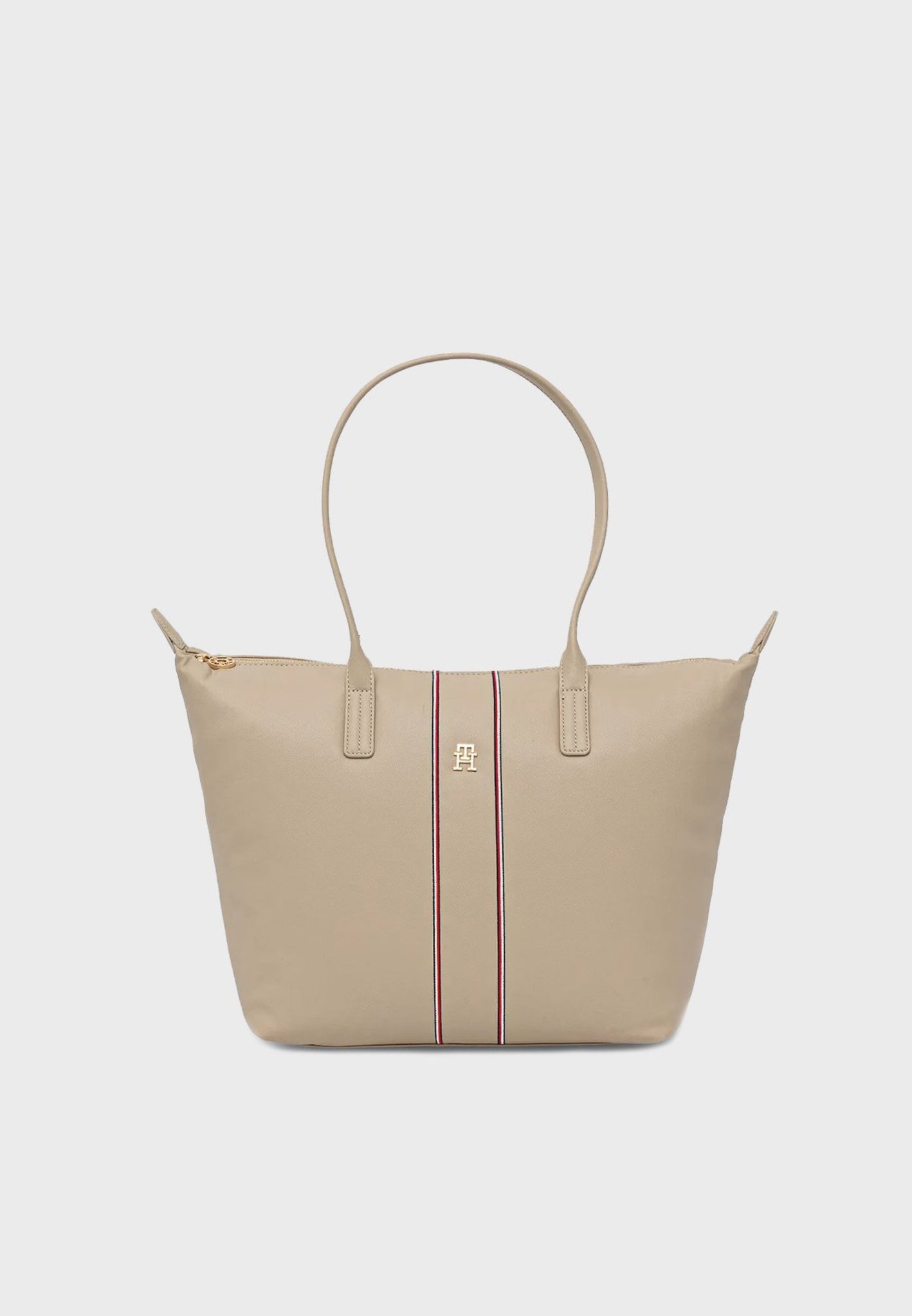 BORSA A SPALLA DONNA TOMMY HILFIGER AW0AW17999 0F4 BEIGE