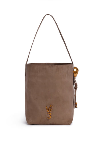 BORSA A SPALLA SECCHIELLO GRANDE V73 AZZURRITE 73BSA4R01 TAUPE